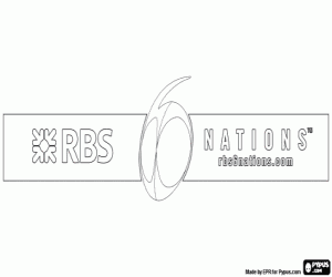 για ζωγραφική Six Nations ράγκμπι λογότυπο