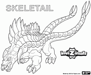 για ζωγραφική Skeletail, ένα από τα Invizimals