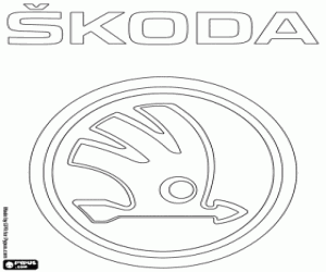 για ζωγραφική Skoda Auto λογότυπο