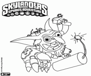 για ζωγραφική Skylander Boomer με δυναμίτη