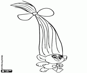 για ζωγραφική Smidge, ένα μικροσκοπικό τρολ