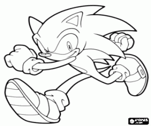 για ζωγραφική Sonic, μασκότ της Sega
