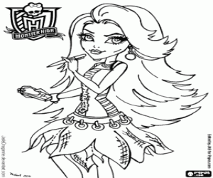 για ζωγραφική Spectra Vondergeist, Monster High