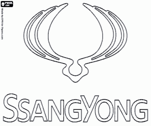 για ζωγραφική SsangYong λογότυπο