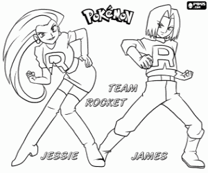 για ζωγραφική Team Rocket, Πόκεμον