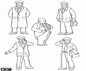 για ζωγραφική Thomas και τους φίλους, ανθρώπινοι χαρακτήρες