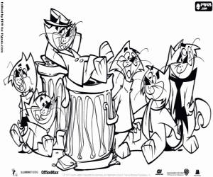 για ζωγραφική Top Cat και τη συμμορία του
