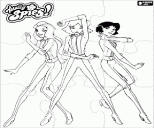 για ζωγραφική Totally Spies παζλ