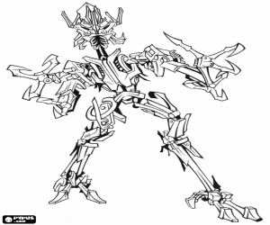 για ζωγραφική Transformer ρομπότ με λεπίδες