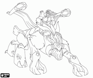 για ζωγραφική Troncalion, ένα gormiti του δάσους