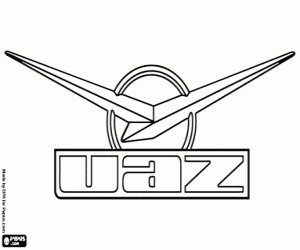 για ζωγραφική UAZ έμβλημα