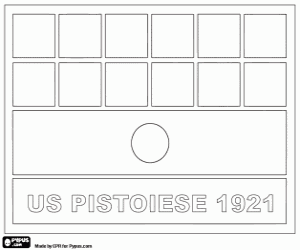 για ζωγραφική Unione Sportiva Pistoiese λογότυπο