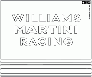 για ζωγραφική Williams Martini Racing λογότυπο