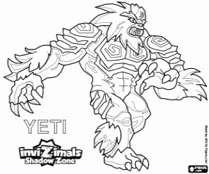 για ζωγραφική Yeti, Invizimals Shadow Zone