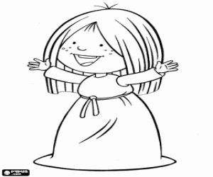 για ζωγραφική Ylvi, ένας φίλος της Βίκυς η Βίκινγκ