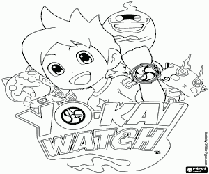 για ζωγραφική Yo-kai Watch, το λογότυπο και χαρακτήρες
