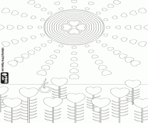 για ζωγραφική Άνοιξη, μεταφορικό σχέδιο