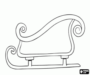 για ζωγραφική Έλκηθρο για χριστουγεννιάτικα δώρα