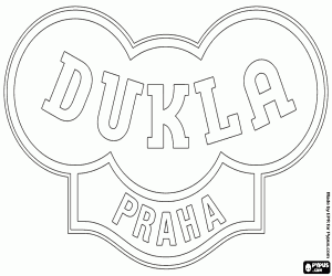 για ζωγραφική Έμβλημα της Dukla Praga FK