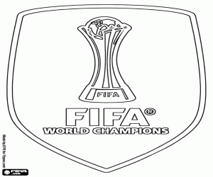 για ζωγραφική Έμβλημα της FIFA παγκόσμιοι πρωταθλητές