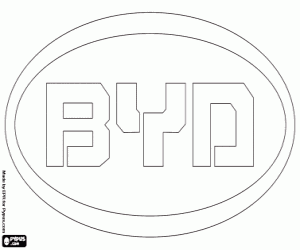 για ζωγραφική Έμβλημα της αυτόματης BYD Auto