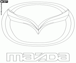 για ζωγραφική Έμβλημα της μάρκας Mazda