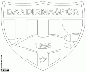 για ζωγραφική Έμβλημα του Bandırmaspor