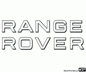 για ζωγραφική Έμβλημα του Range Rover