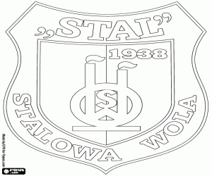 για ζωγραφική Έμβλημα του Stal Stalowa Wola
