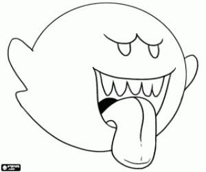 για ζωγραφική Ένα Boo, Super Mario Bros