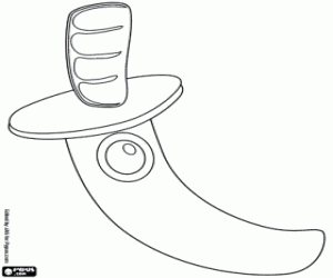 για ζωγραφική Ένα γιαταγάνι, ένα ανατολίτικο όπλο