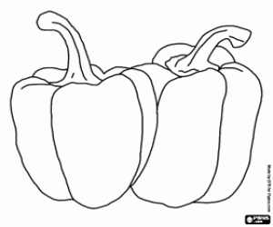 για ζωγραφική Ένα ζευγάρι των πιπεριών