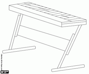 για ζωγραφική Ένα ηλεκτρονικό πληκτρολόγιο