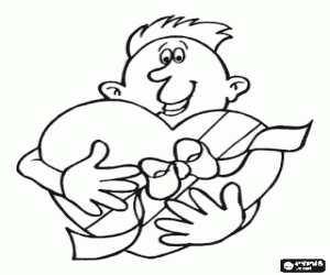 για ζωγραφική Ένα κουτί καρδιάς για την μητέρα