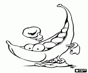 για ζωγραφική Ένα λοβός μπιζέλια