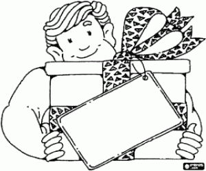 για ζωγραφική Ένα μεγάλο δώρο για τον πατέρα