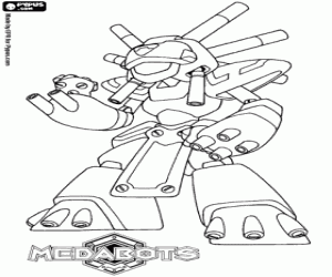 για ζωγραφική Ένα ρομπότ Medabot, Warbandit
