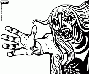 για ζωγραφική Ένα τέρας στις Απόκριες