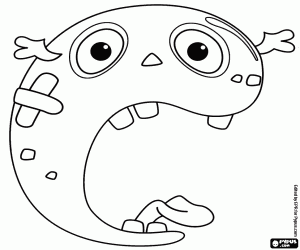 για ζωγραφική Ένα τερατώδες στόμα, το γράμμα C