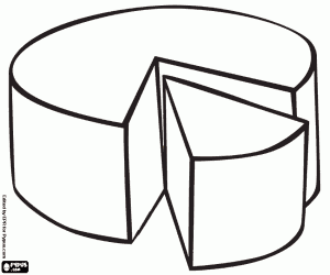 για ζωγραφική Ένας τροχός από τυρί γραβιέρα