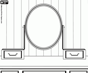 για ζωγραφική Έπιπλο με καθρέφτη