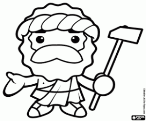 για ζωγραφική Ήφαιστος ή Βούλκαν, ο Θεός της φωτιάς