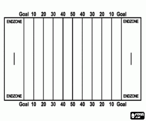 για ζωγραφική Ίσους όρους ανταγωνισμού, αμερικανικό ποδόσφαιρο