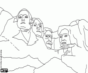 για ζωγραφική Όρος Rushmore, Νότια Ντακότα