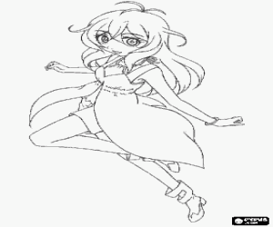 για ζωγραφική Αλίκη, μια Bakugan χαρακτήρα