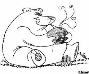 για ζωγραφική Ανέχομαι μια κυψέλη μέλι