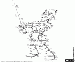 για ζωγραφική Ανακαλύψτε το Justin, να τελεία-τελεία