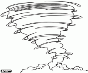 για ζωγραφική Ανεμοστρόβιλος, ένα ατμοσφαιρικό φαινόμενο