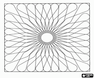 για ζωγραφική Από κύκλο σε ένα τετράγωνο Μάνταλα