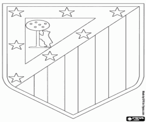 για ζωγραφική Ατλέτικο Μαδρίτης ασπίδα